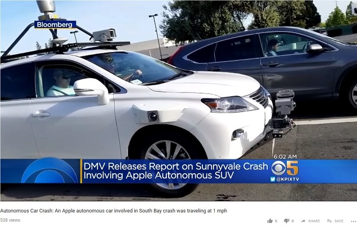 彭博社:苹果自动驾驶汽车至少要等 5 年 彭博:苹果自动驾驶汽车处于起步阶段 至少5年后才能问世