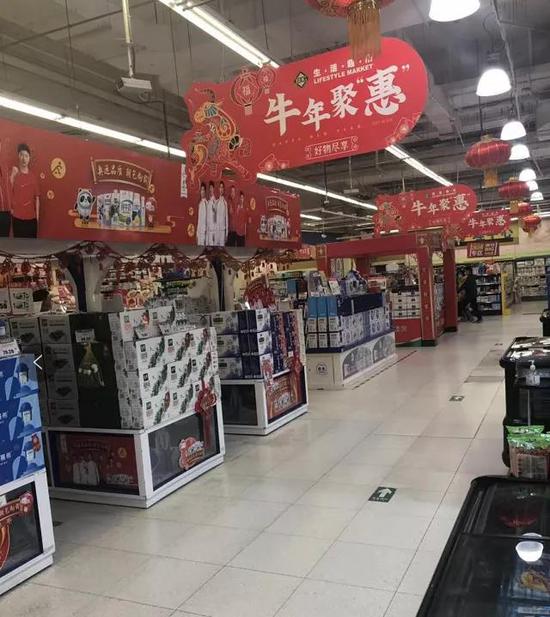 年货区无人青睐
