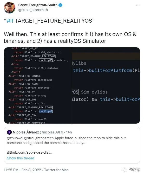 新知达人, 苹果VR/AR操作系统RealityOS或泄露；Meta正在积极扩张VR/AR团队，引发内部严重混乱