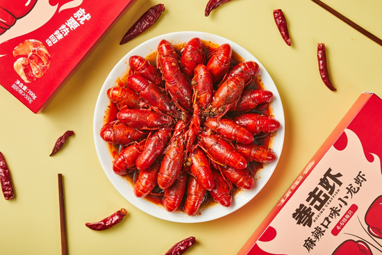 叮咚买菜拳击虾，图源叮咚买菜微信公众号