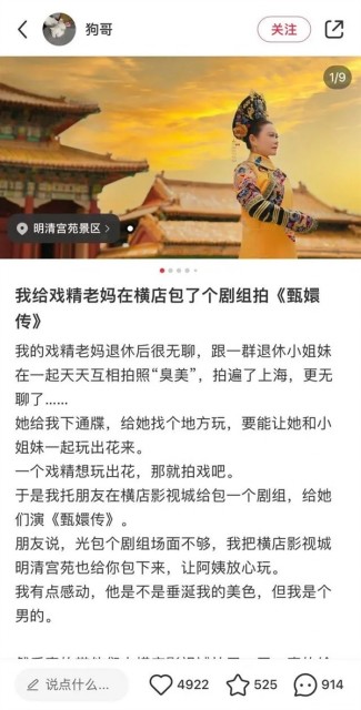 16位阿姨翻拍《甄嬛传》 剧方称会要求下架：乐视重要收入之一