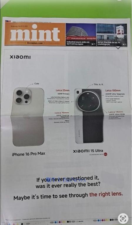 罕见！苹果、三星同时向小米发法律通知：要求停止争议营销