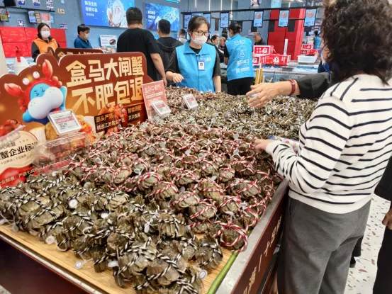 【盒马假期新闻稿】盒区房扩容超60城   帝王蟹、东星斑引领长假品质消费832