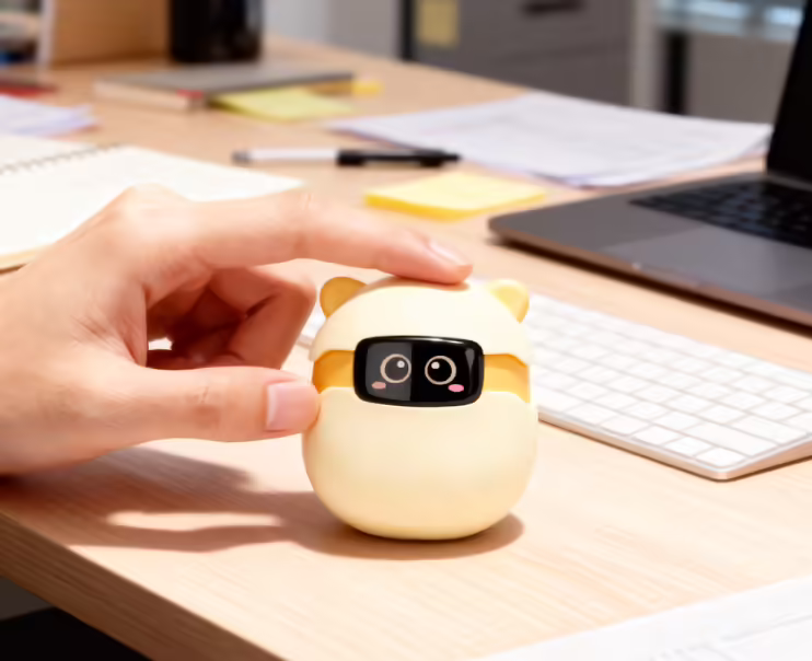 AI 电子宠物 Sweekar 在 CES 2026 发布:从蛋中“破壳”,百变穿搭