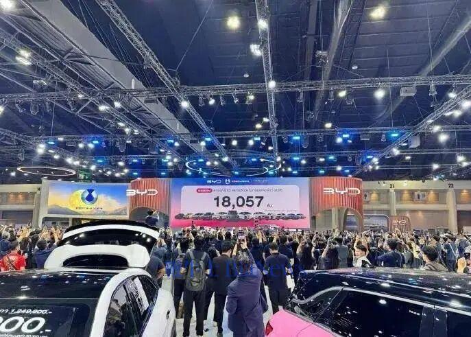 打破了日系60年垄断，比亚迪曼谷车展销量第一，改写泰国车市格局