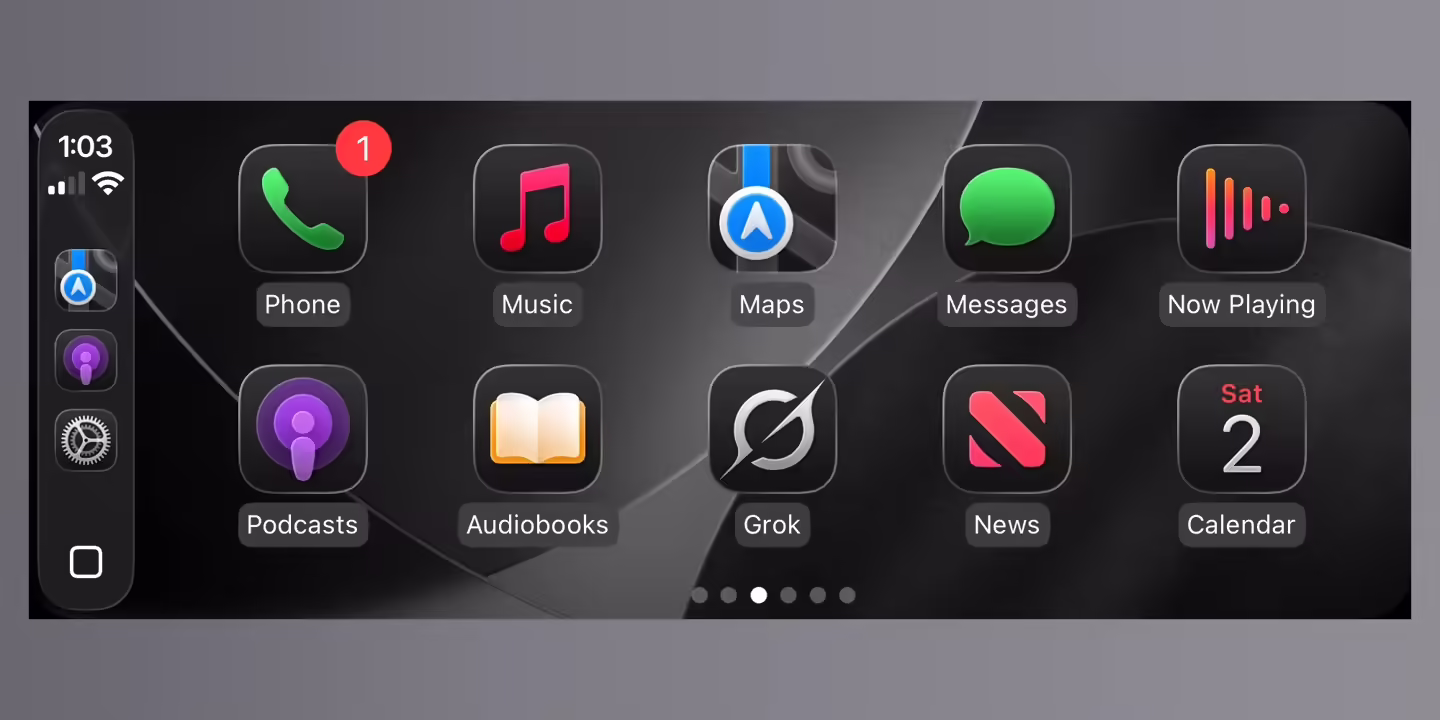 苹果 CarPlay 接入马斯克的 Grok 模型,在车内和 AI 自然聊天 Picture 4