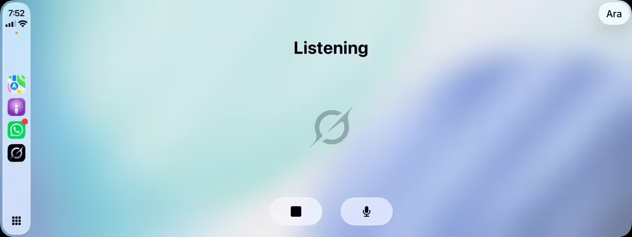 苹果 CarPlay 接入马斯克的 Grok 模型,在车内和 AI 自然聊天 Picture 2