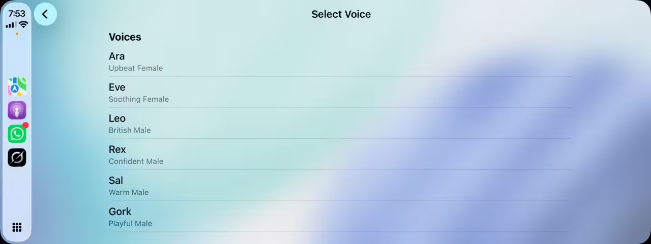 苹果 CarPlay 接入马斯克的 Grok 模型,在车内和 AI 自然聊天 Picture 3