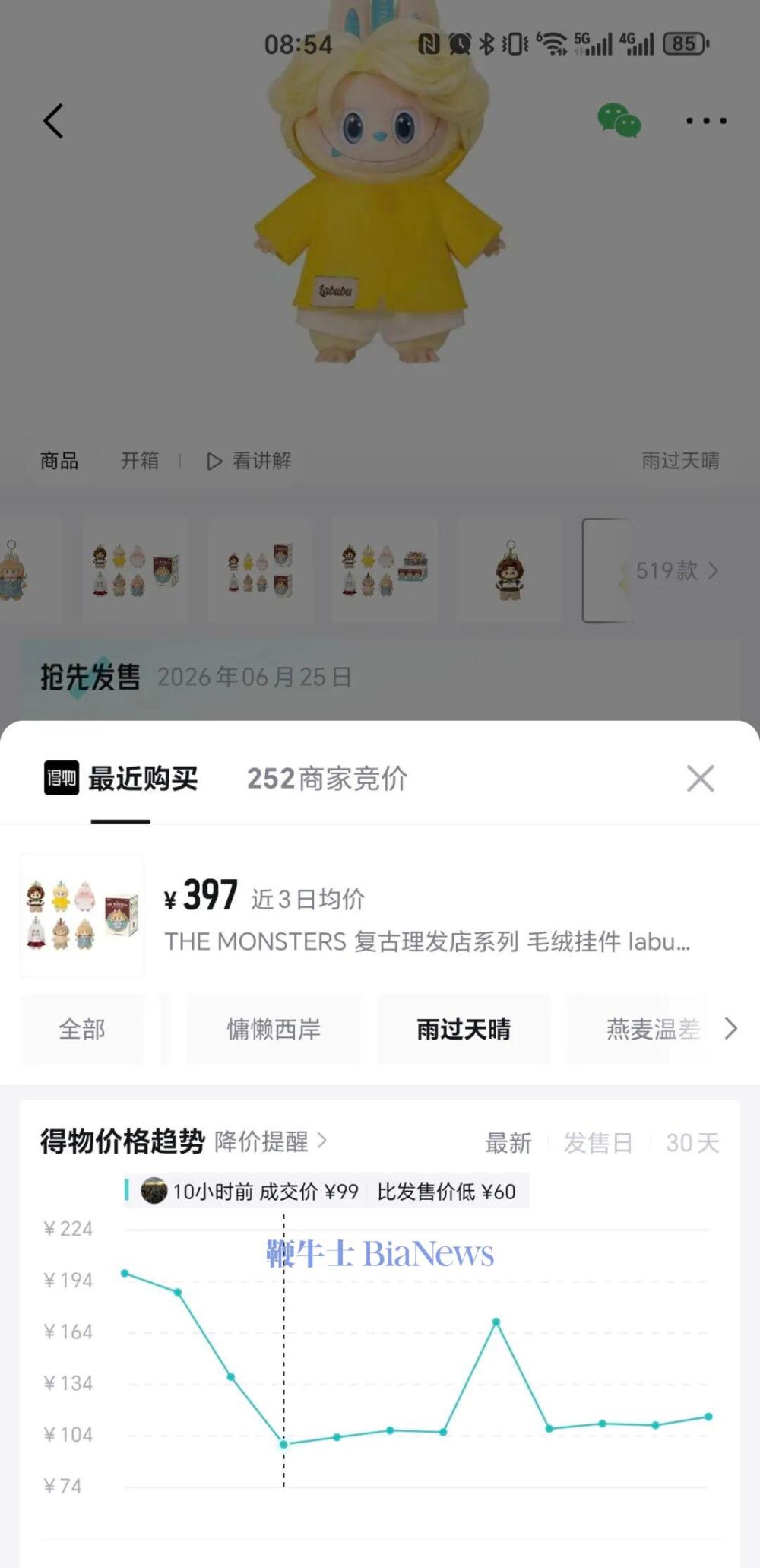 LABUBU，新品常规款破发