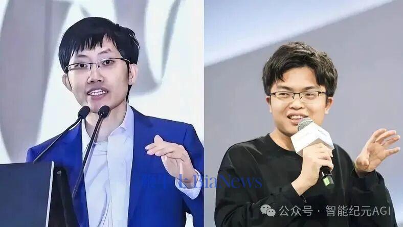 梁文锋向左,杨植麟向右